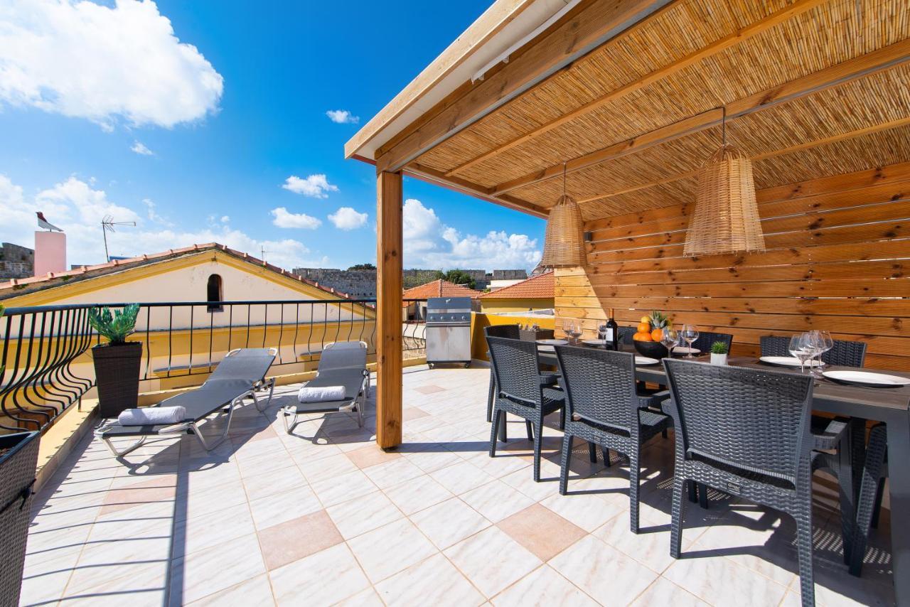 A Unique 3-4 Bedrooms House In Old Town Rhodes City المظهر الخارجي الصورة